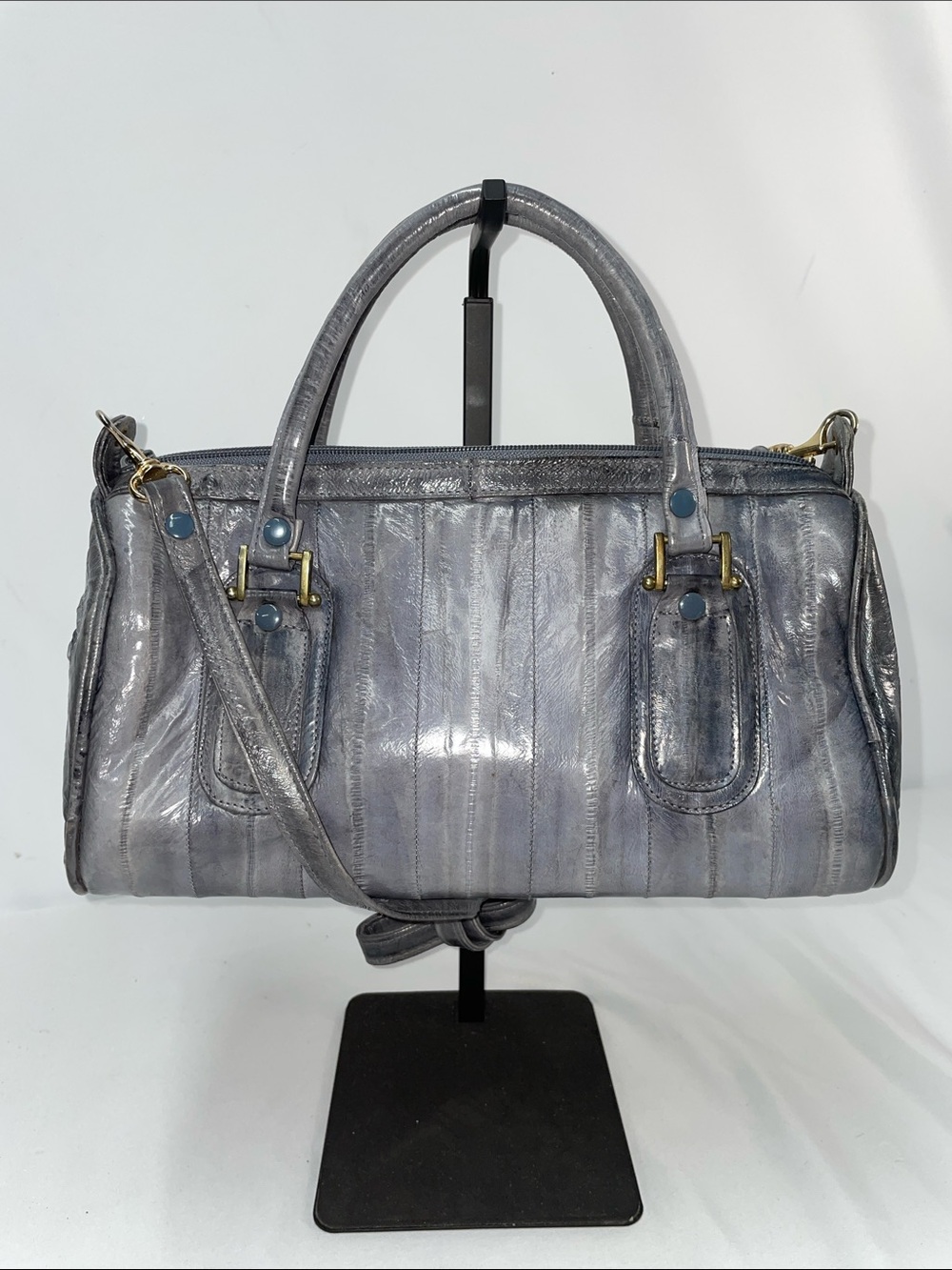 GENUINE EEL SKIN HANDBAG FTL-05-094